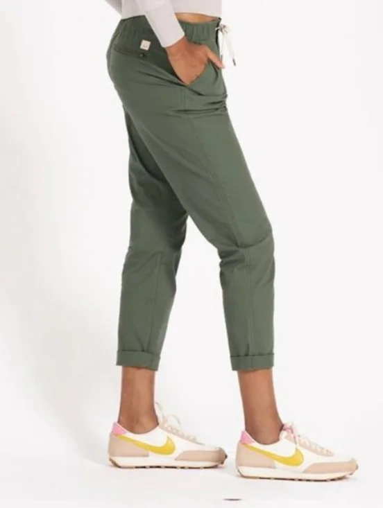 Vuori Sz Med Olive Green Ripstop Pants - Picture 3 of 9